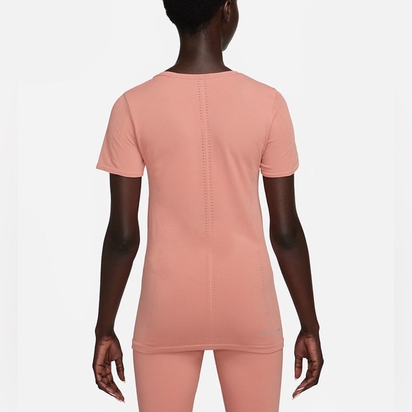 NWT Nike Drifit ADV Aura Short Sleeve Pink Large - Picture 2 of 4